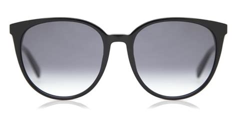 celine thin mary sunglasses black|Celine Cl41068/s 807w2 Thin Mary Large Round Sunglasses .